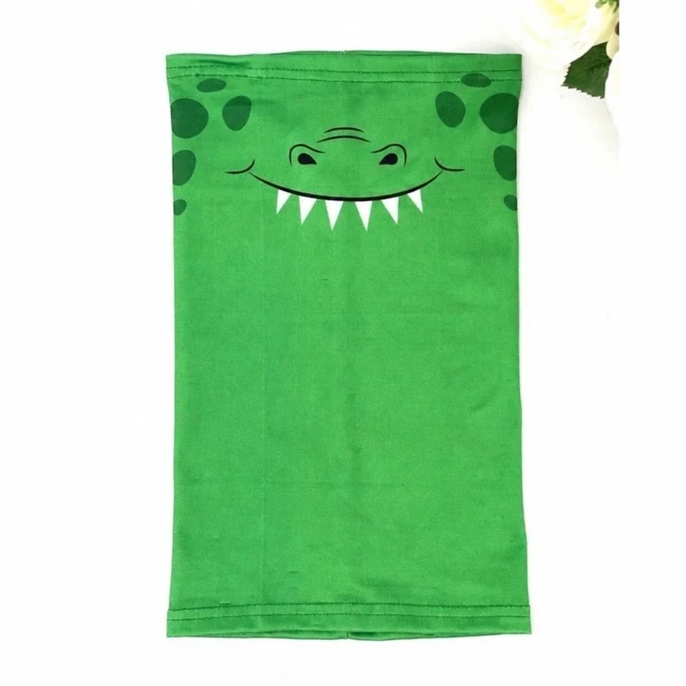 Legacy Kids Halloween Green Monster Neck Gaiter Scary Teeth Face Cover One Size